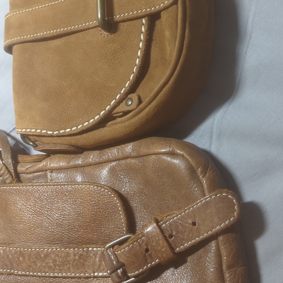 Roots mini saddle cross body nubuck leather - Picture 7 of 7